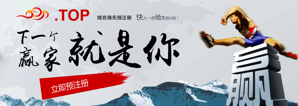 域見末來 突破自我 TOP域名先行